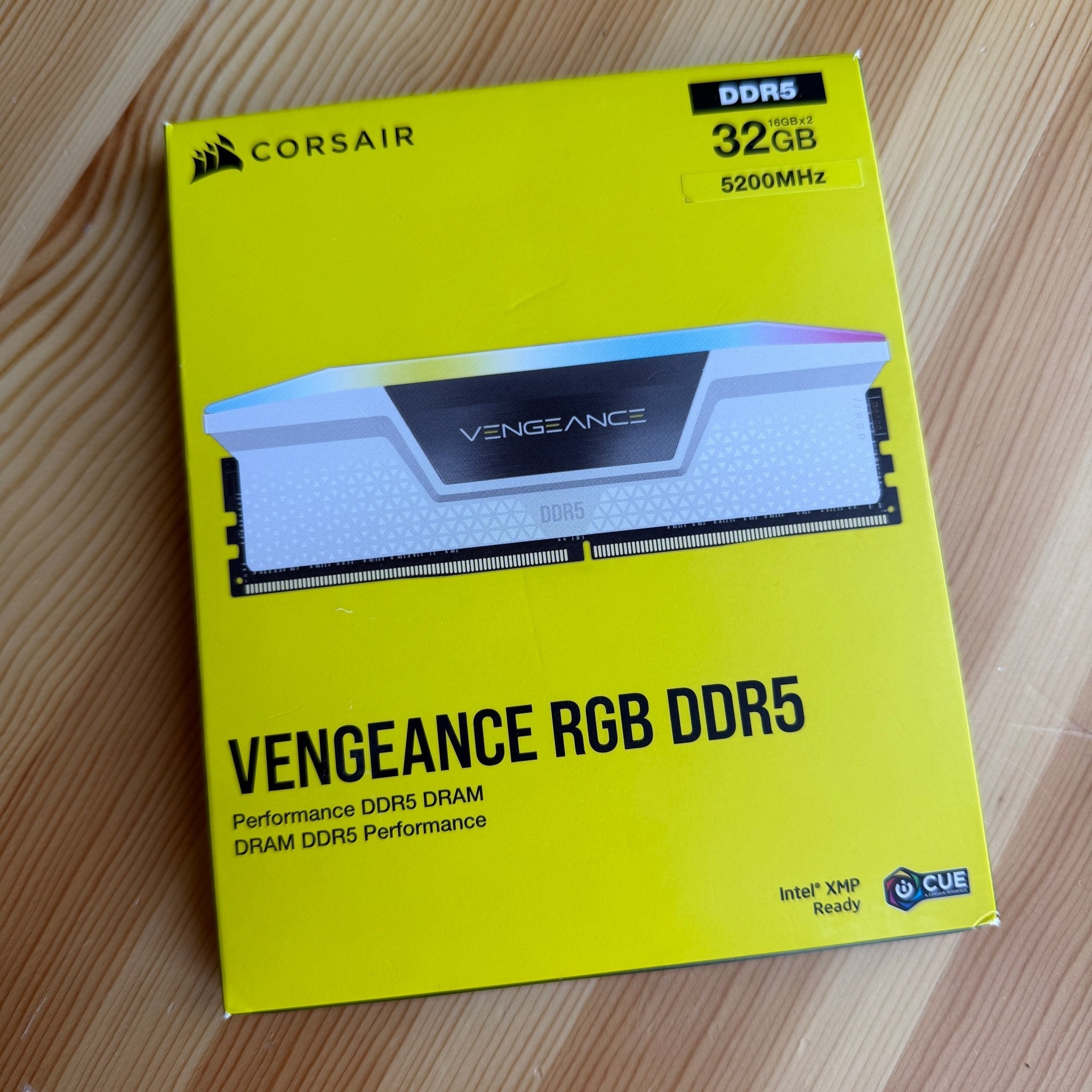 Corsair VENGEANCE® RGB 32GB (2x16GB) DDR5 DRAM 5200MT/s CL40 Memory Kit — White - Skyforge PC
